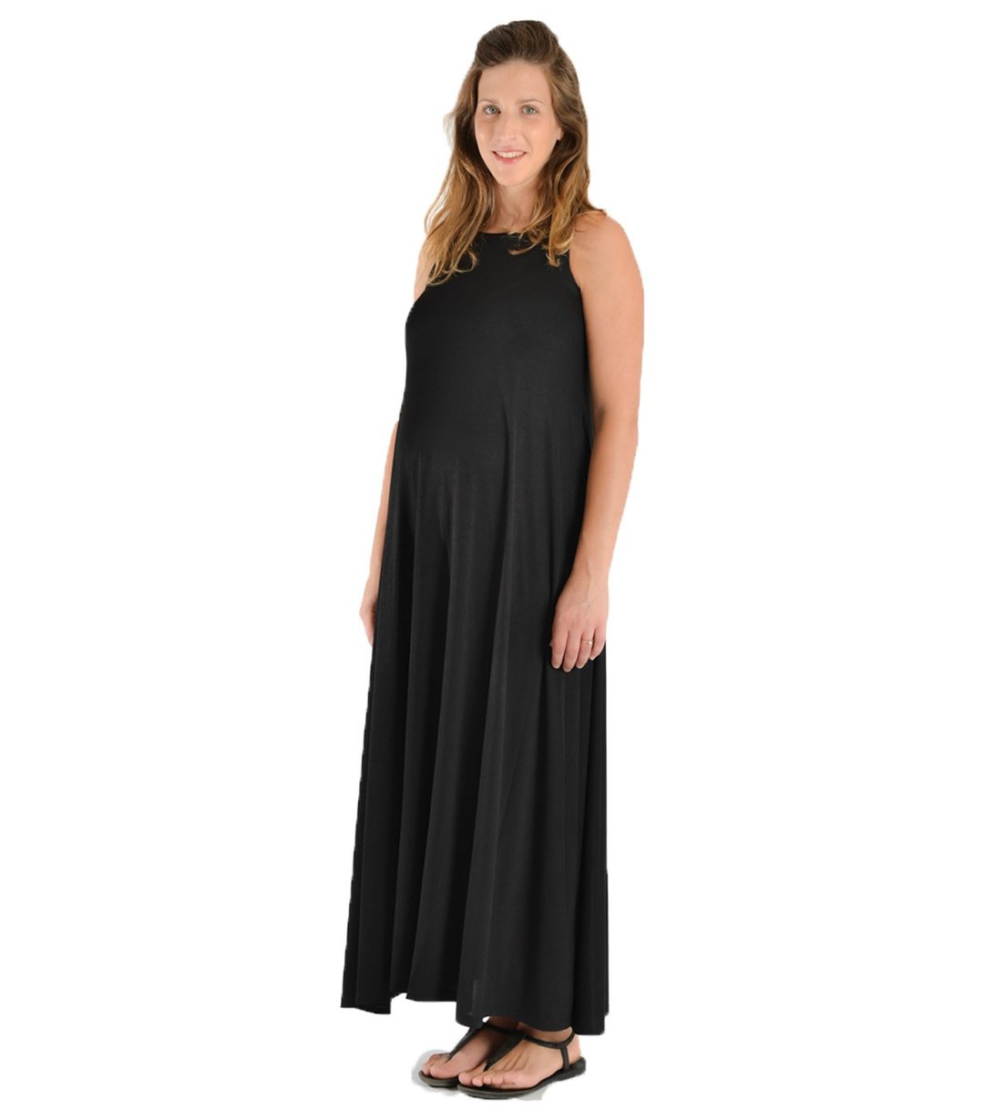 שמלות מקסי להריון שחורה